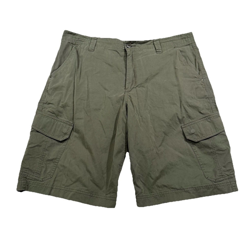 Marmot Men's Olive Green Cargo Chino Shorts Gorpcore Outdoor Tactical 36
